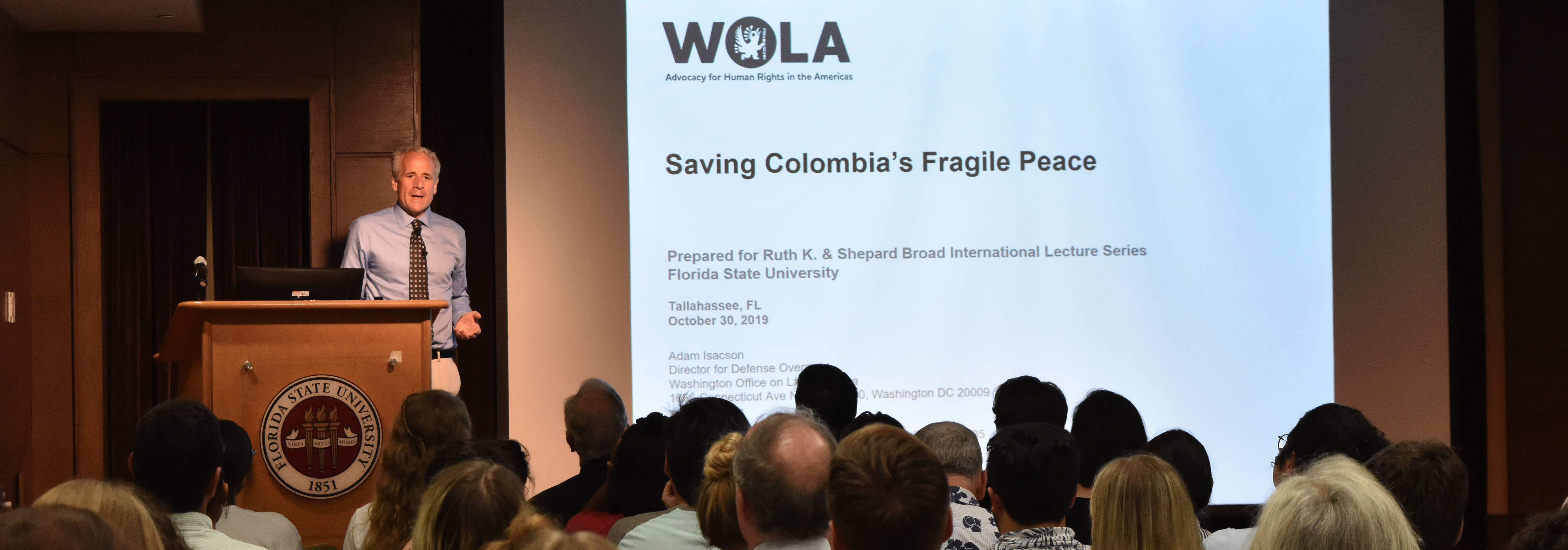 Engage Your World – Saving Colombia's Fragile Peace